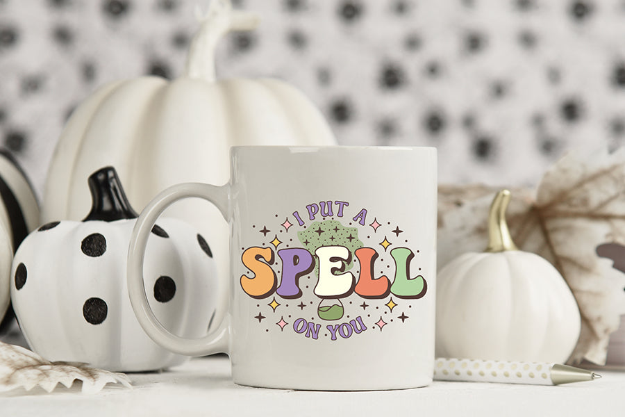 I Put a Spell on You, Retro Halloween PNG