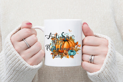 Fall PNG Sublimation | Autumn Breeze Pumpkins Please