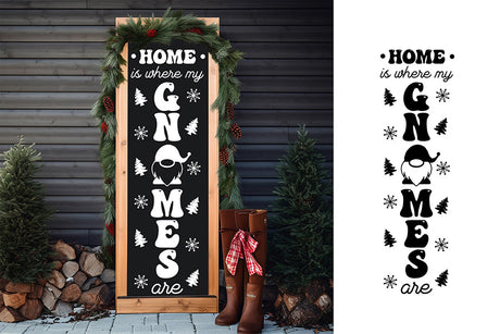 Christmas Porch Sign SVG Design