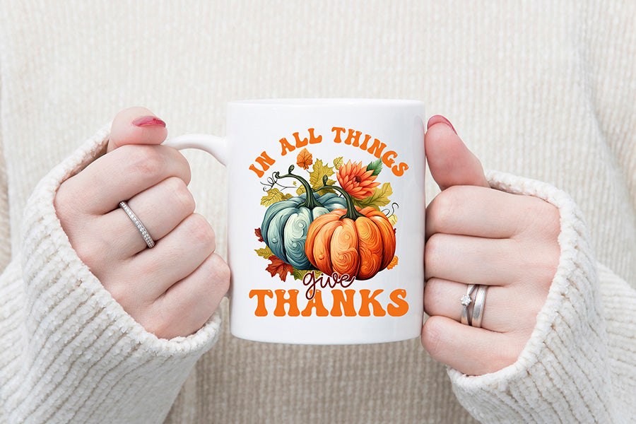 Thanksgiving Sublimation | In All Things Give Thanks