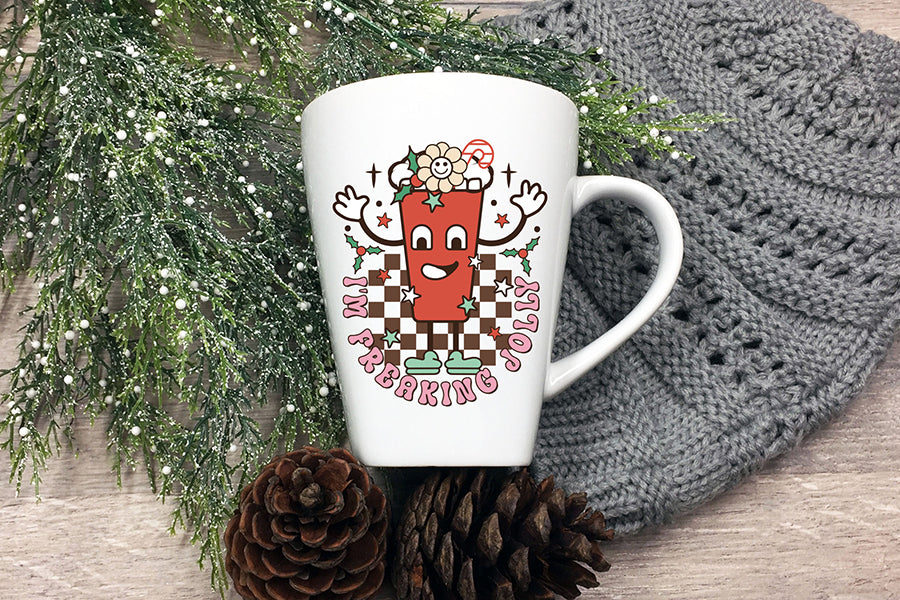 I'm Freaking Jolly - Retro Christmas PNG