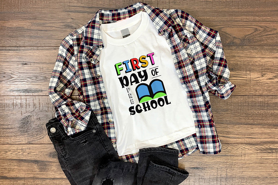 Back to School SVG - First Day of Preschool