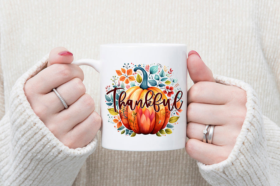 Thanksgiving Sublimation Design, Thankful PNG