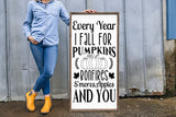 Fall Farmhouse Sign SVG | Autumn SVG