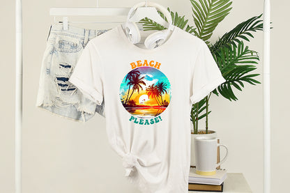 Beach Sublimation Design, Beach Please