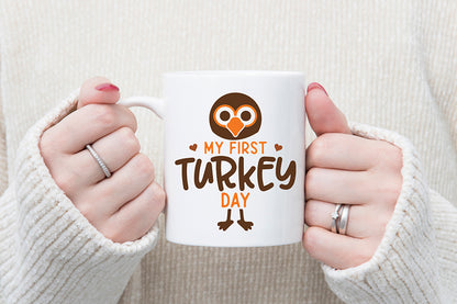 My First Turkey Day SVG Cut File