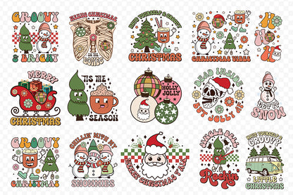 Groovy Christmas Sublimation Bundle