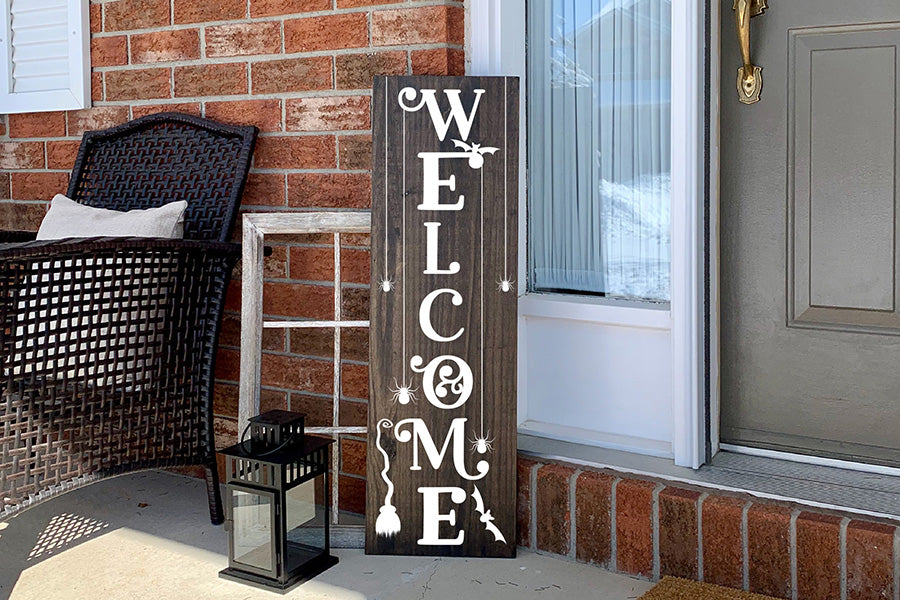 Halloween Porch Sign SVG | Welcome SVG