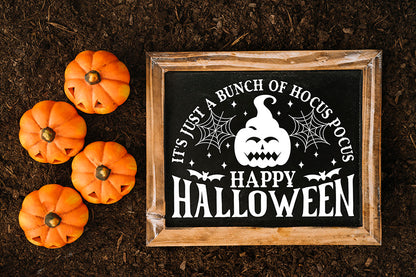 Happy Halloween Vintage Sign SVG Design