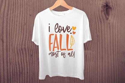 Fall SVG - I Love Fall Most of All