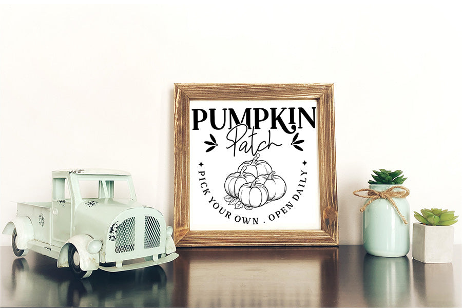 Fall Farmhouse Sign SVG | Pumpkin Patch SVG