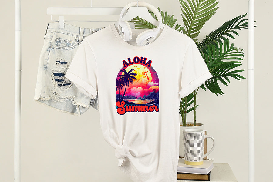 Summer Sublimation Design - Aloha Summer