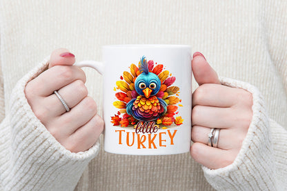 Thanksgiving Sublimation Design, Little Turkey