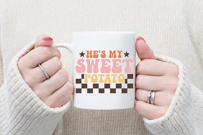 He's My Sweet Potato | Retro Thanksgiving SVG