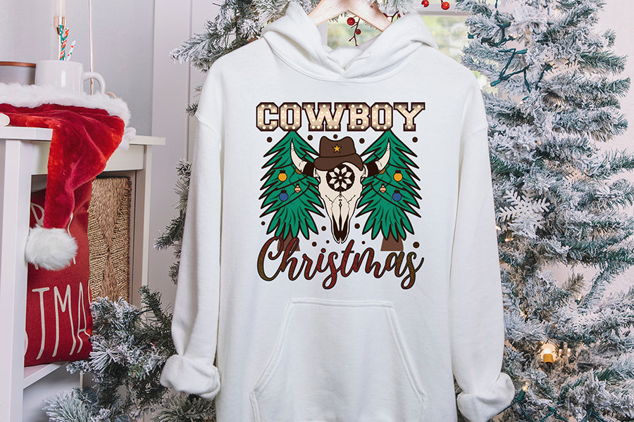 Western Christmas Sublimation - Cowboy Christmas