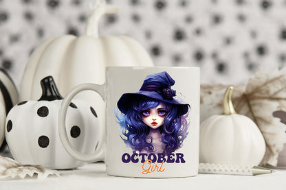 Halloween Sublimation Design - October Girl