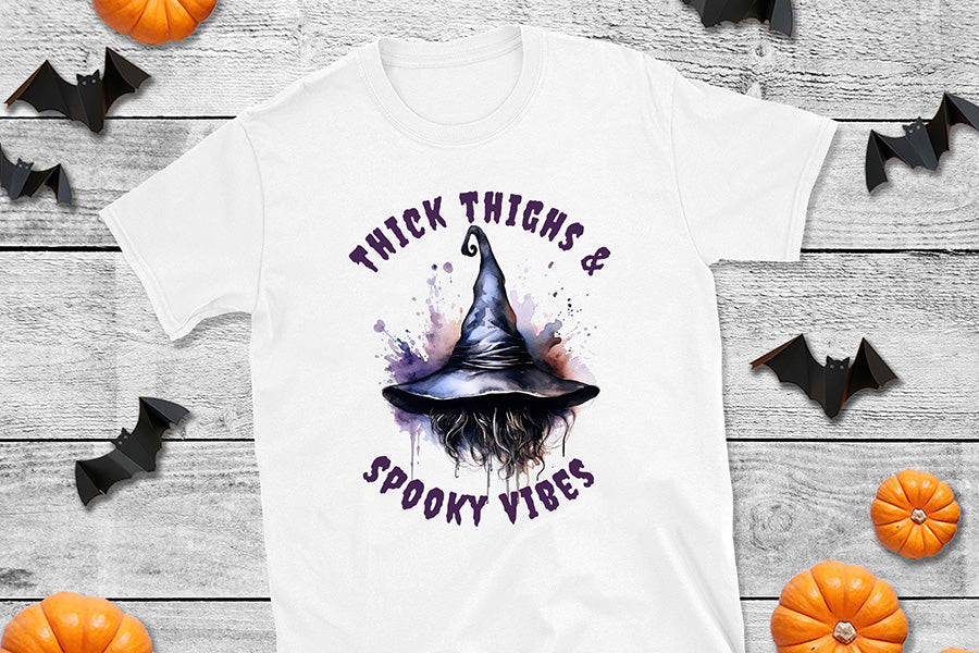 Funny Halloween PNG | Thick Thighs & Spooky Vibes
