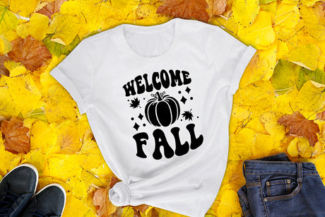 Retro Fall SVG - Welcome Fall Cut File