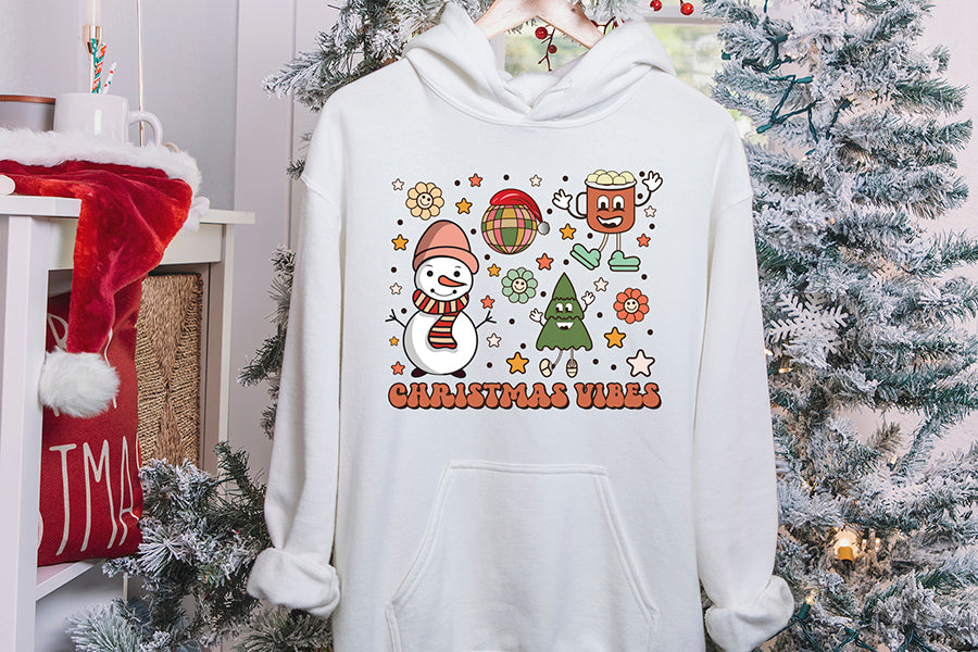 Groovy Christmas Sublimation - Christmas Vibes