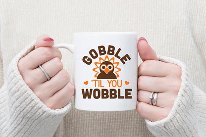 Gobble Til You Wobble, Turkey SVG