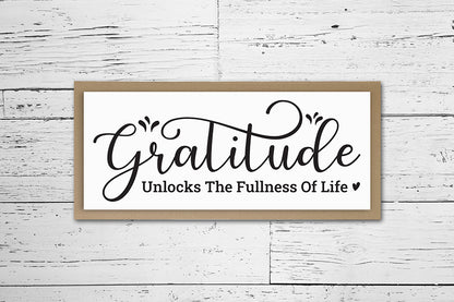 Gratitude Unlocks the Fullness of Life, Thanksgiving SVG