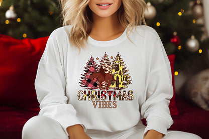 Western Christmas Sublimation Design