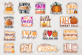 Fall Printable Stickers Bundle
