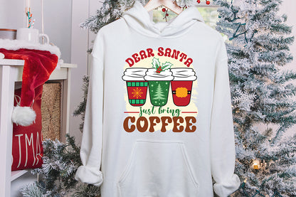 Dear Santa Just Bring Coffee Sublimation