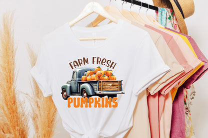 Fall Sublimation Design | Farm Fresh Pumpkins