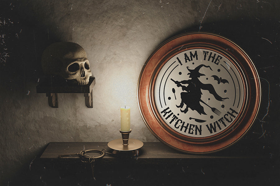 I Am the Kitchen Witch | Halloween Sign SVG