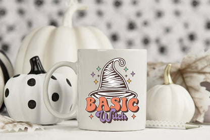 Basic Witch PNG - Retro Halloween Sublimation