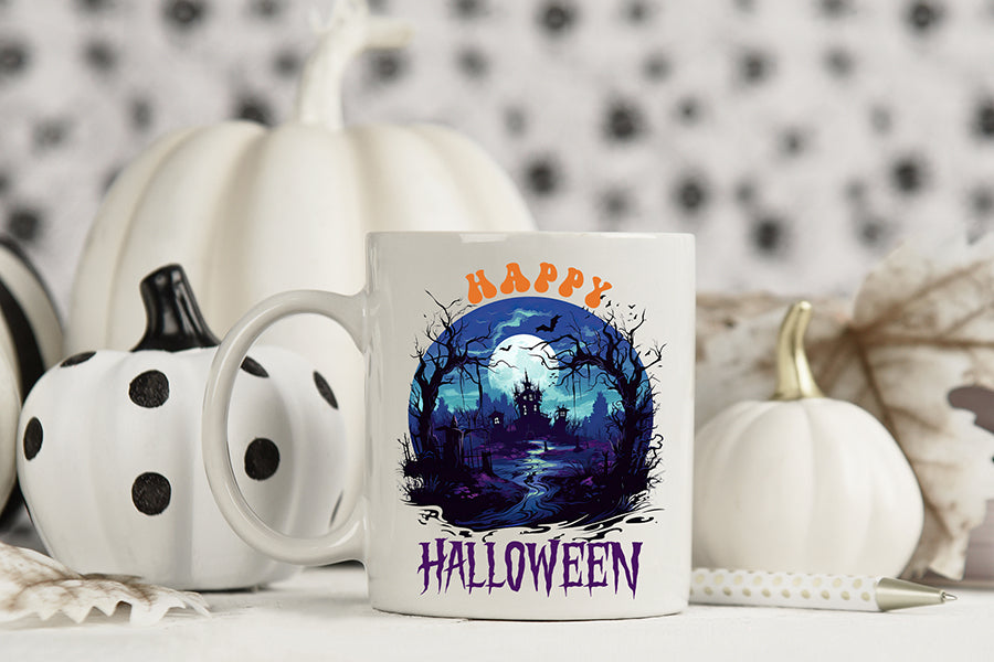 Happy Halloween PNG Sublimation Design