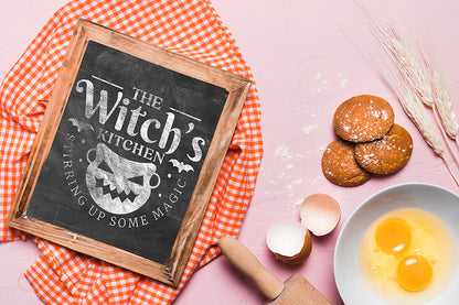 Halloween Witch's Kitchen Sign SVG