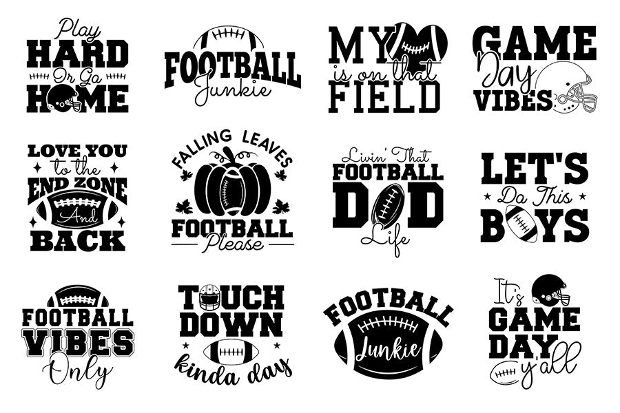 Football SVG Bundle Vol.3