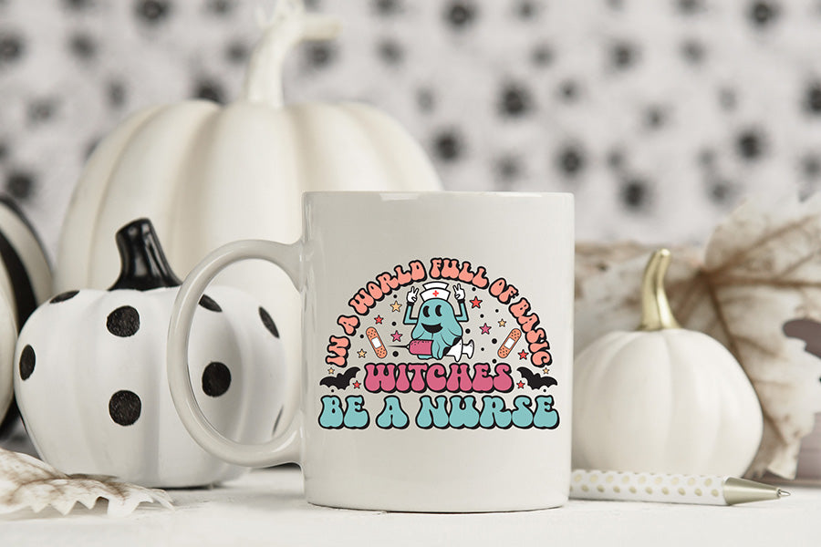 Halloween Nurse PNG Sublimation Design