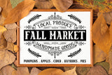 Vintage Fall Sign | Fall Market Cut File