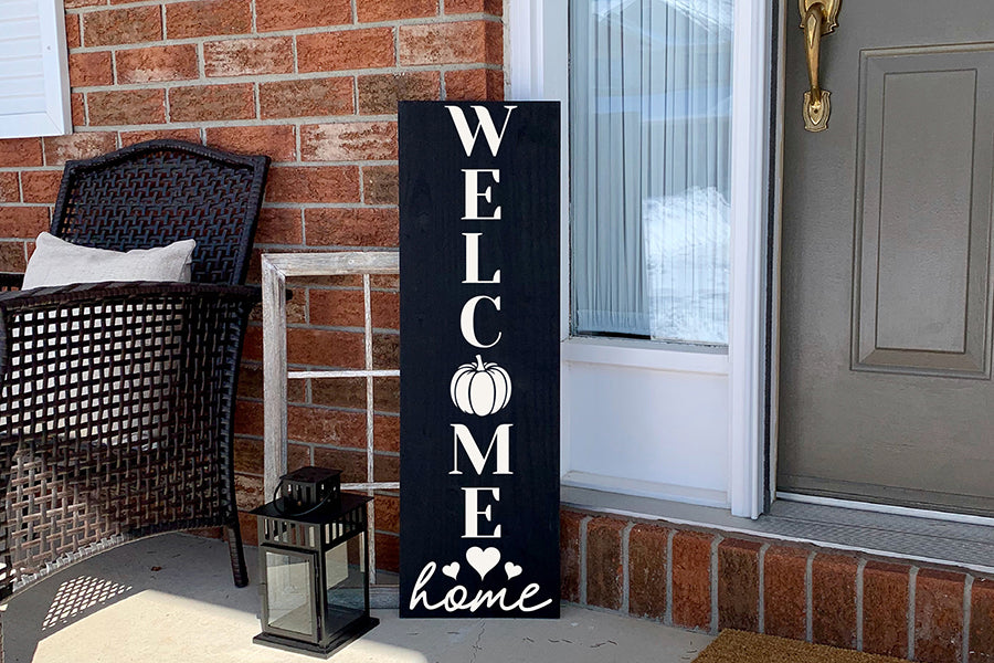 Welcome Home - Fall Porch Sign SVG