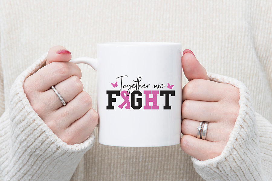 Together We Fight SVG - Breast Cancer SVG
