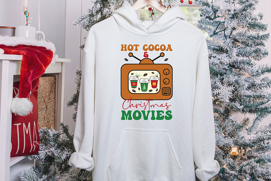 Hot Cocoa & Christmas Movies Sublimation