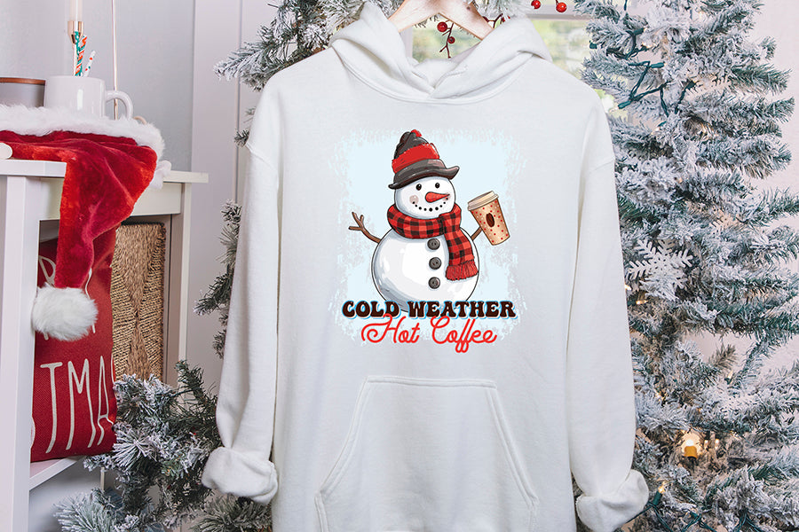 Cold Weather Hot Coffee PNG Sublimation