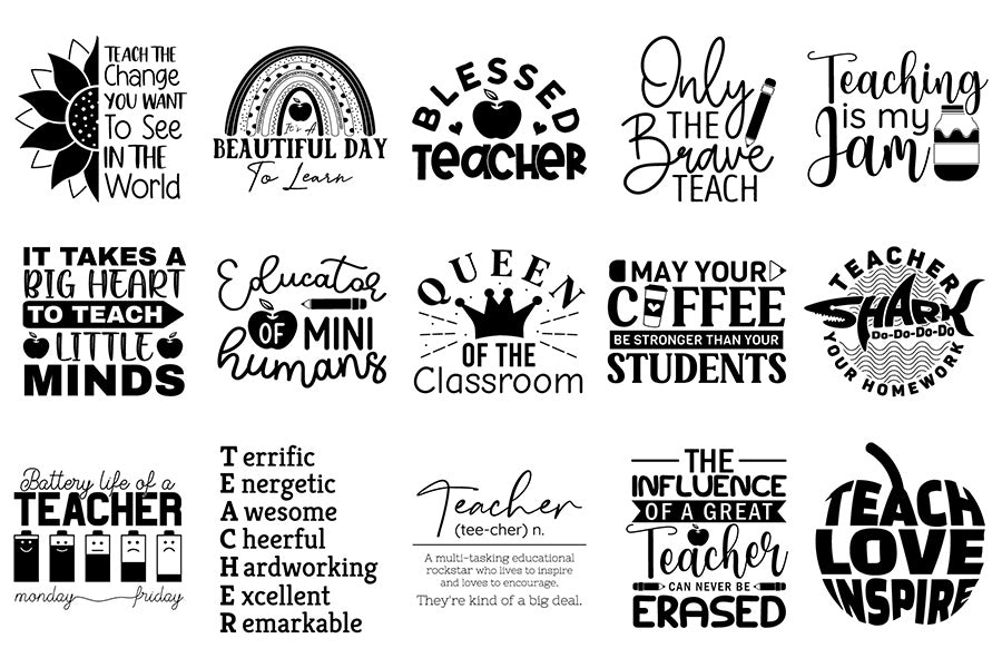 Teacher SVG Bundle