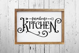 Farmhouse Kitchen, Vintage Kitchen Sign SVG