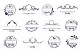 Family Monogram SVG Bundle Vol.2