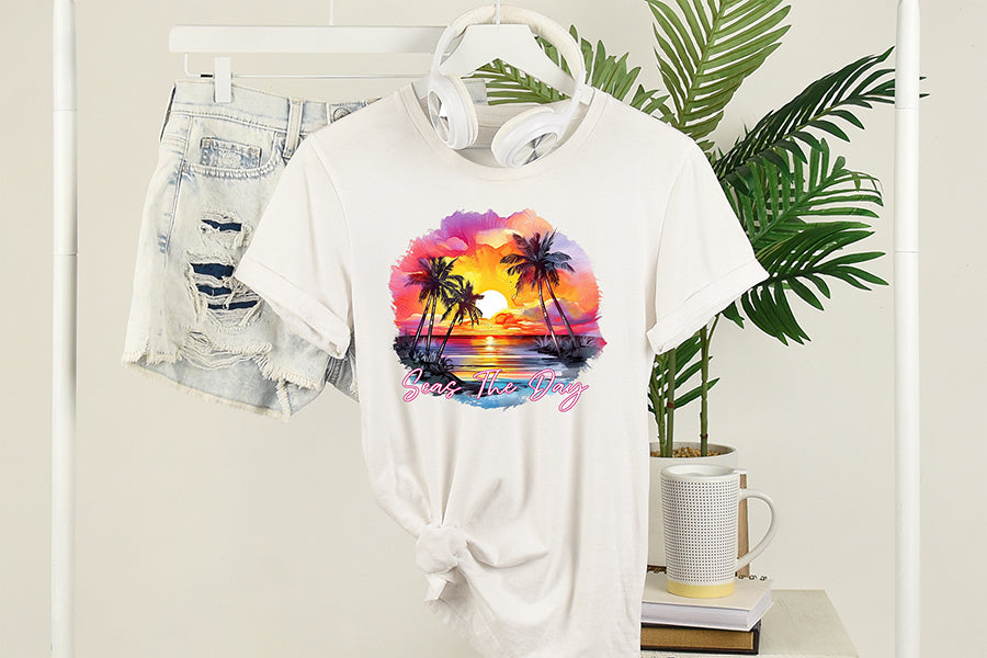 Beach and Summer PNG Sublimation - Seas the Day