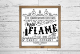 Vintage Halloween SVG | The Sanderson Sisters Black Flame