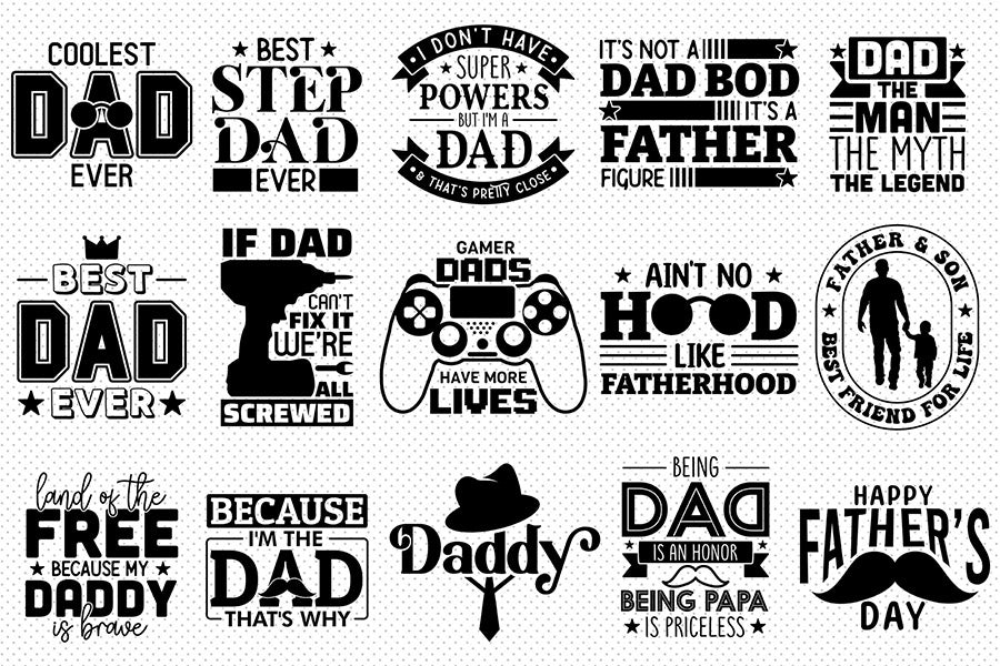 Father's Day SVG Bundle Vol.4