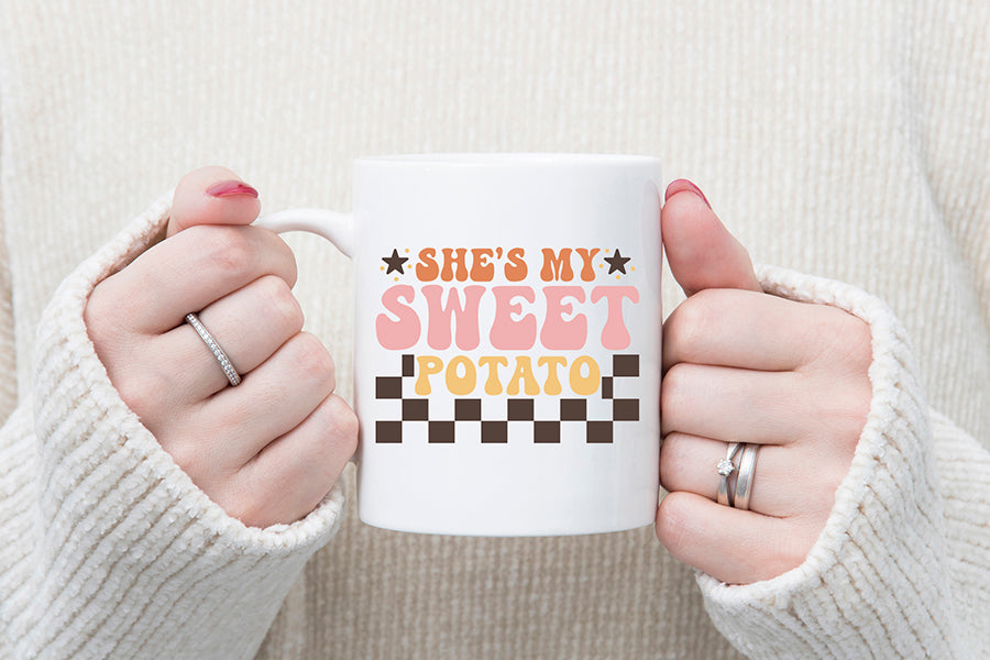 She's My Sweet Potato - Retro Thanksgiving SVG