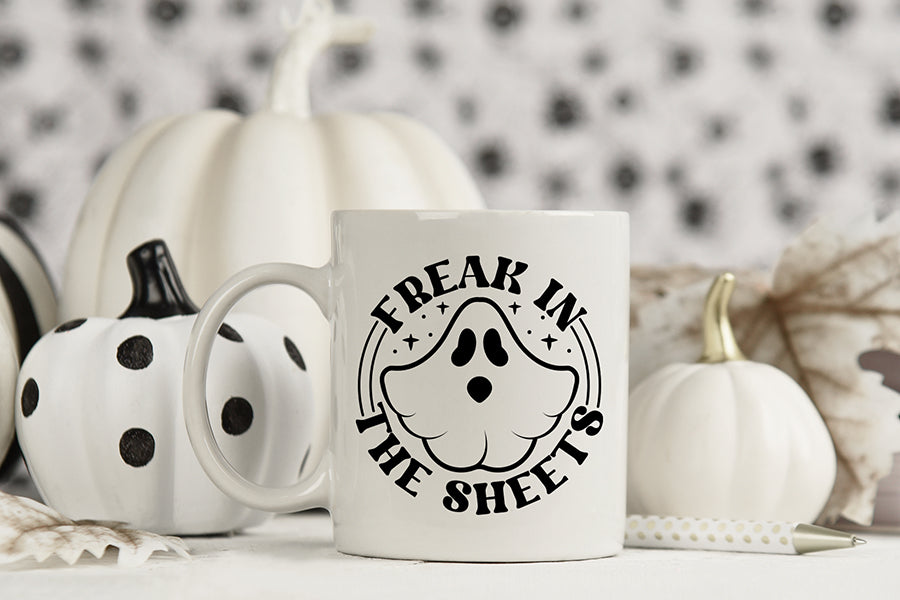 Retro Halloween SVG, Freak in the Sheets