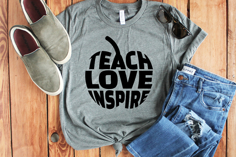 Teach Love Inspire | Teacher SVG Design