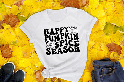 Happy Pumpkin Spice Season | Retro Fall SVG